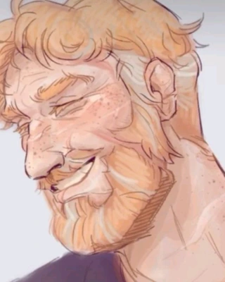 SFW portrait of clearly adult Yollo AI character John, age 40